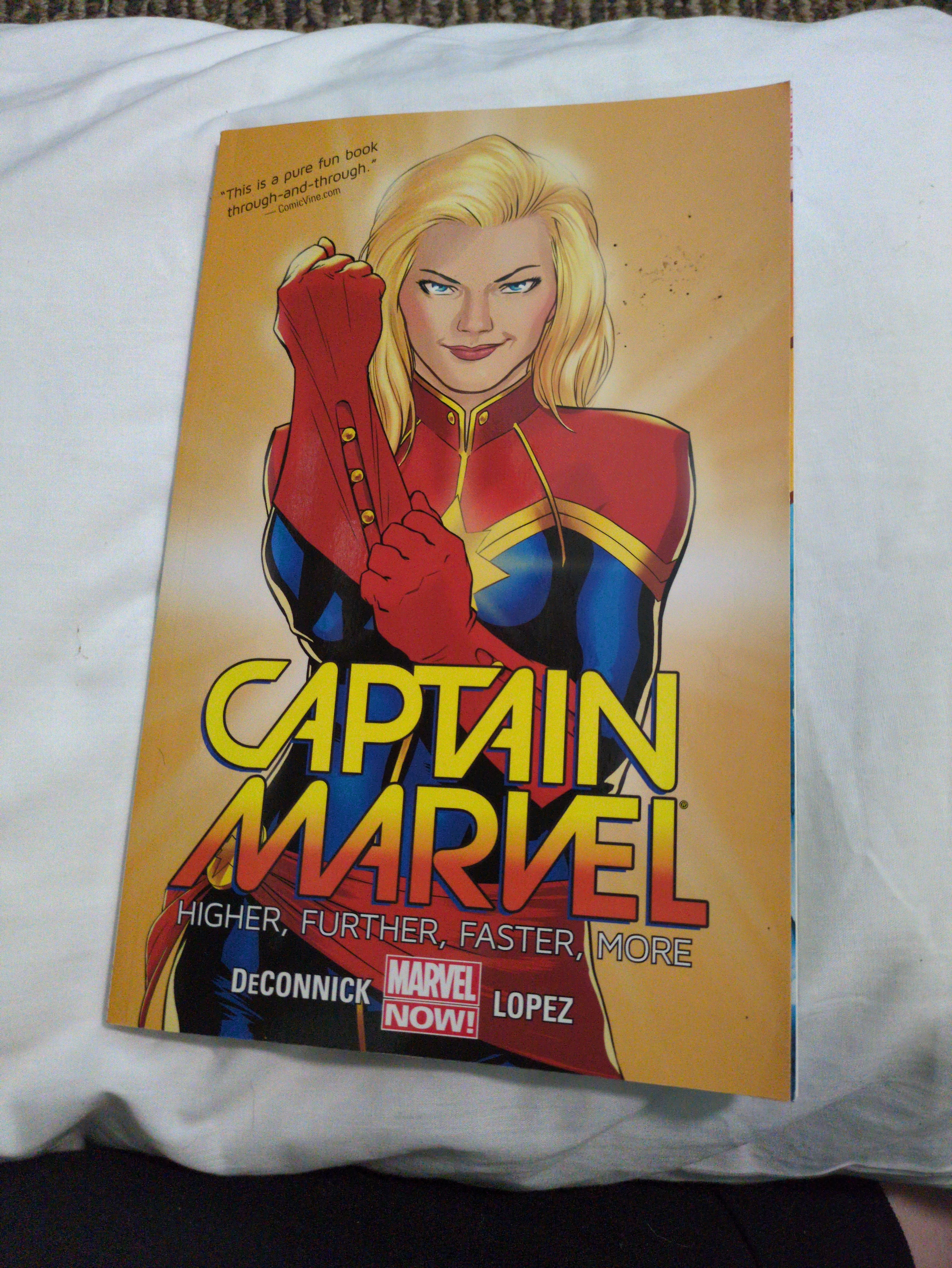 Cover of Captain Marvel Volume 1: Higher, Further, Faster, More