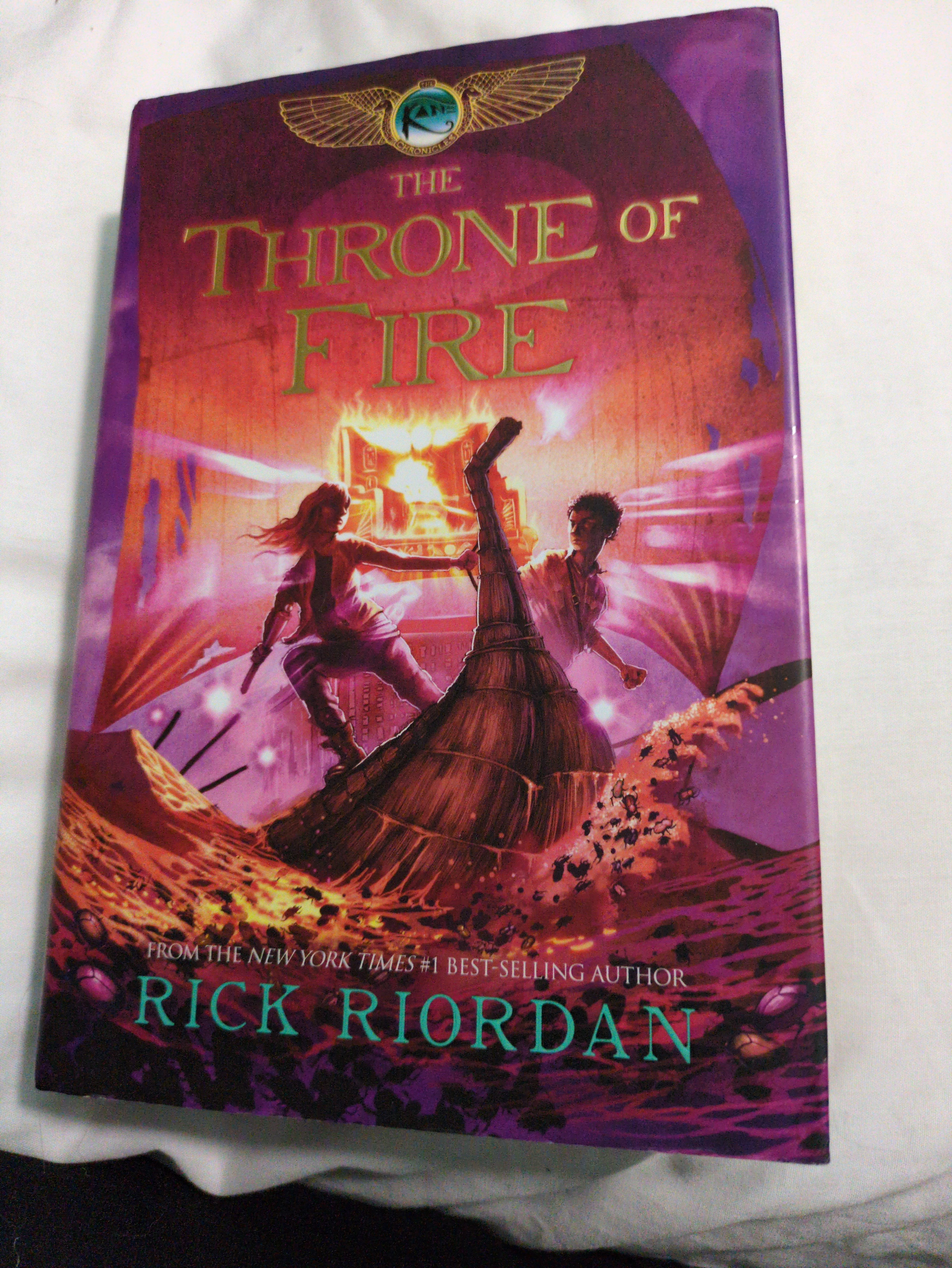 Cover of The Throne of Fire (The Kane Chronicles, Book 2)