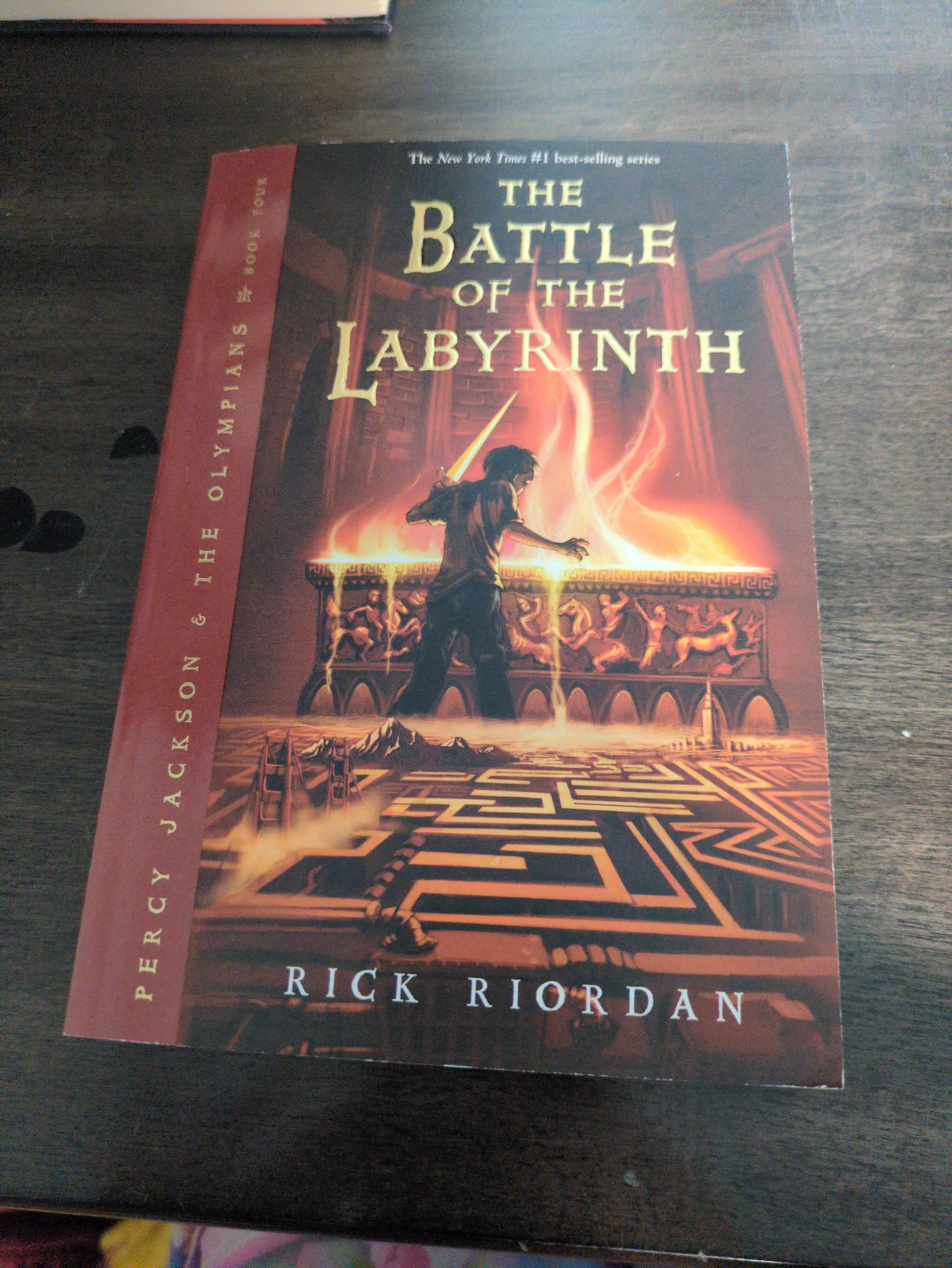 Cover of The Battle of the Labyrinth (Percy Jackson and the Olympians, Book 4)