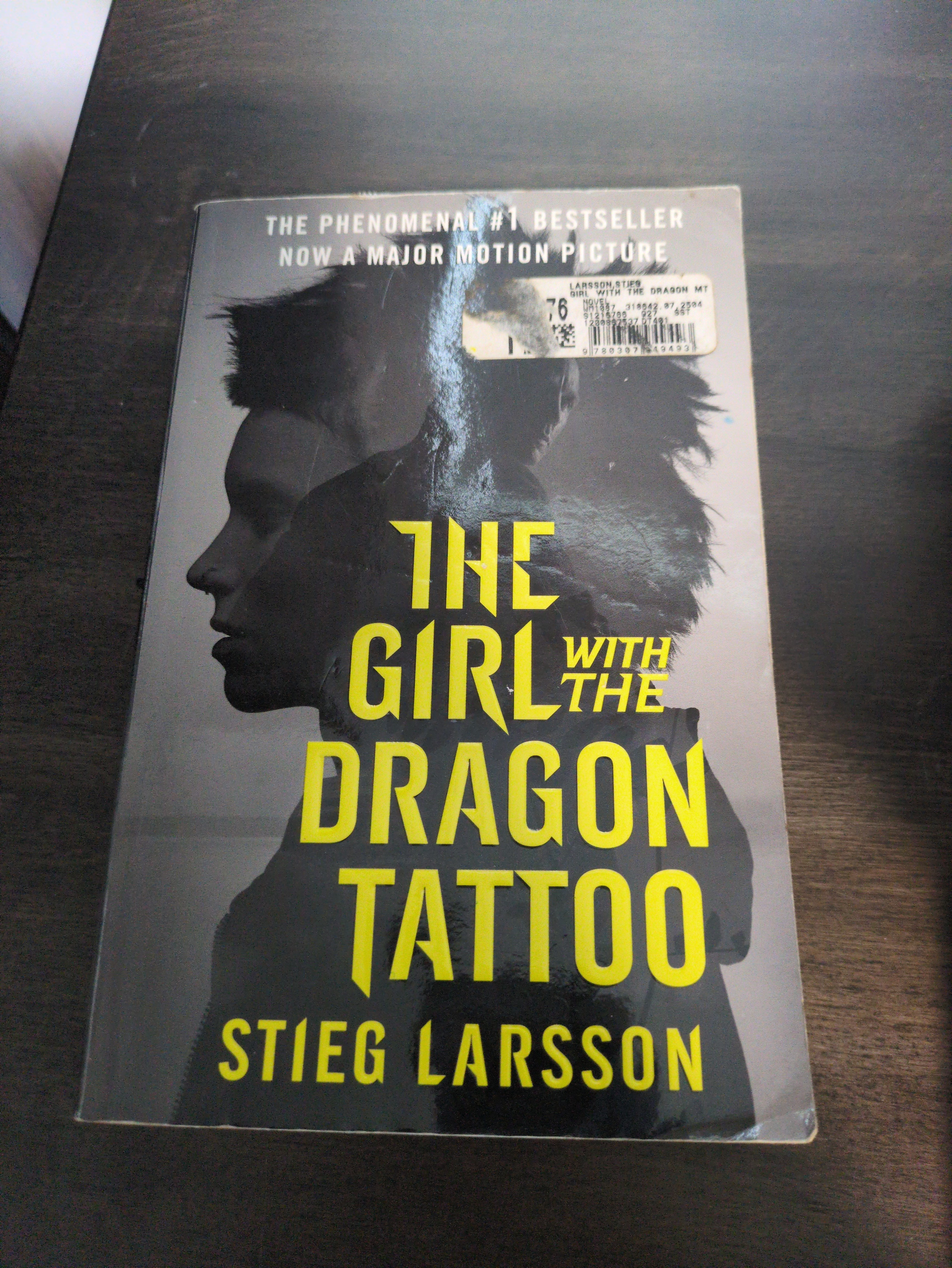 Cover of The Girl with the Dragon Tattoo (Movie Tie-in Edition): Book 1 of the Millennium Trilogy (Vintage Crime/Black Lizard)