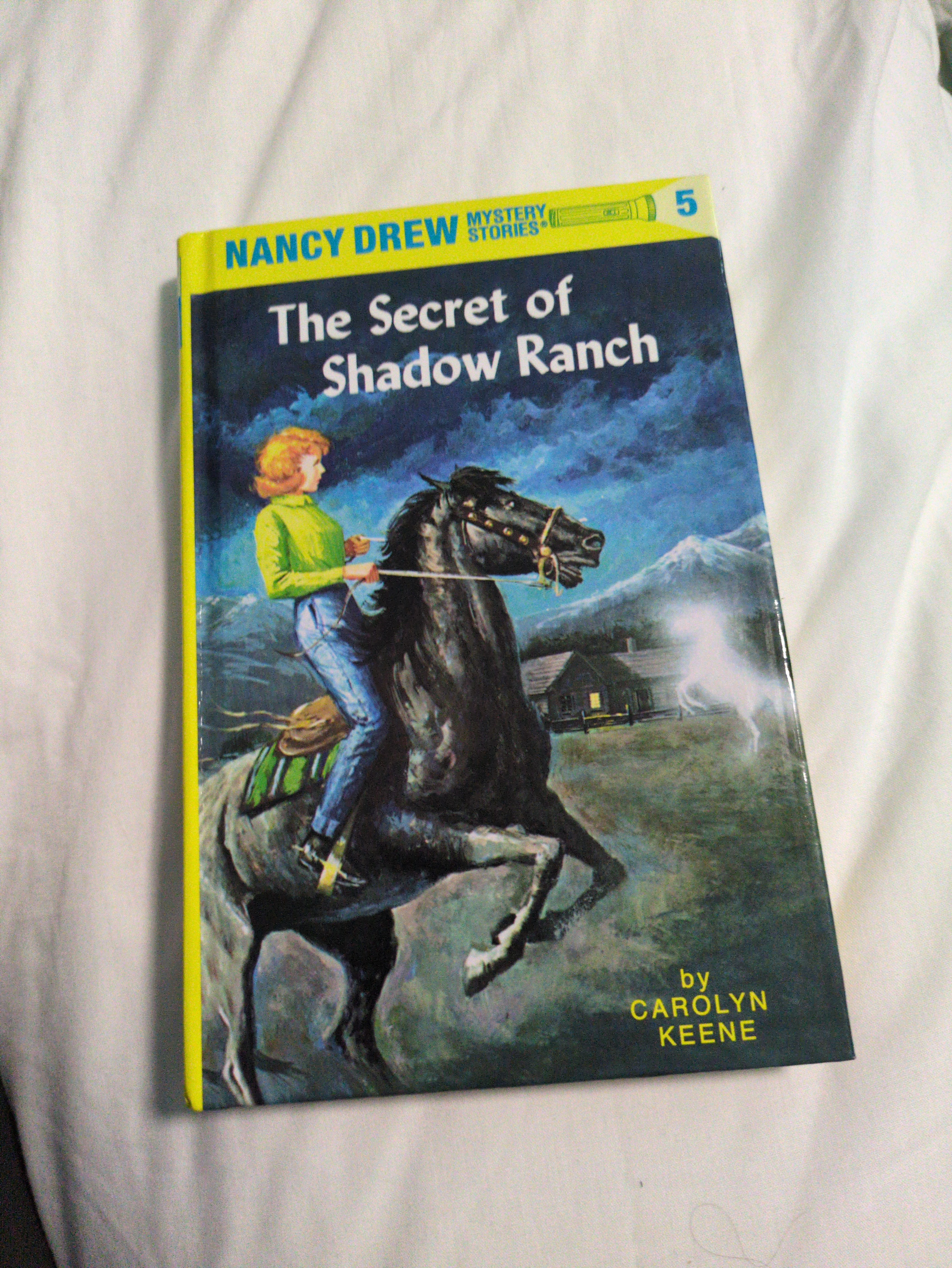 Cover of The Secret of Shadow Ranch (Nancy Drew, No. 5)