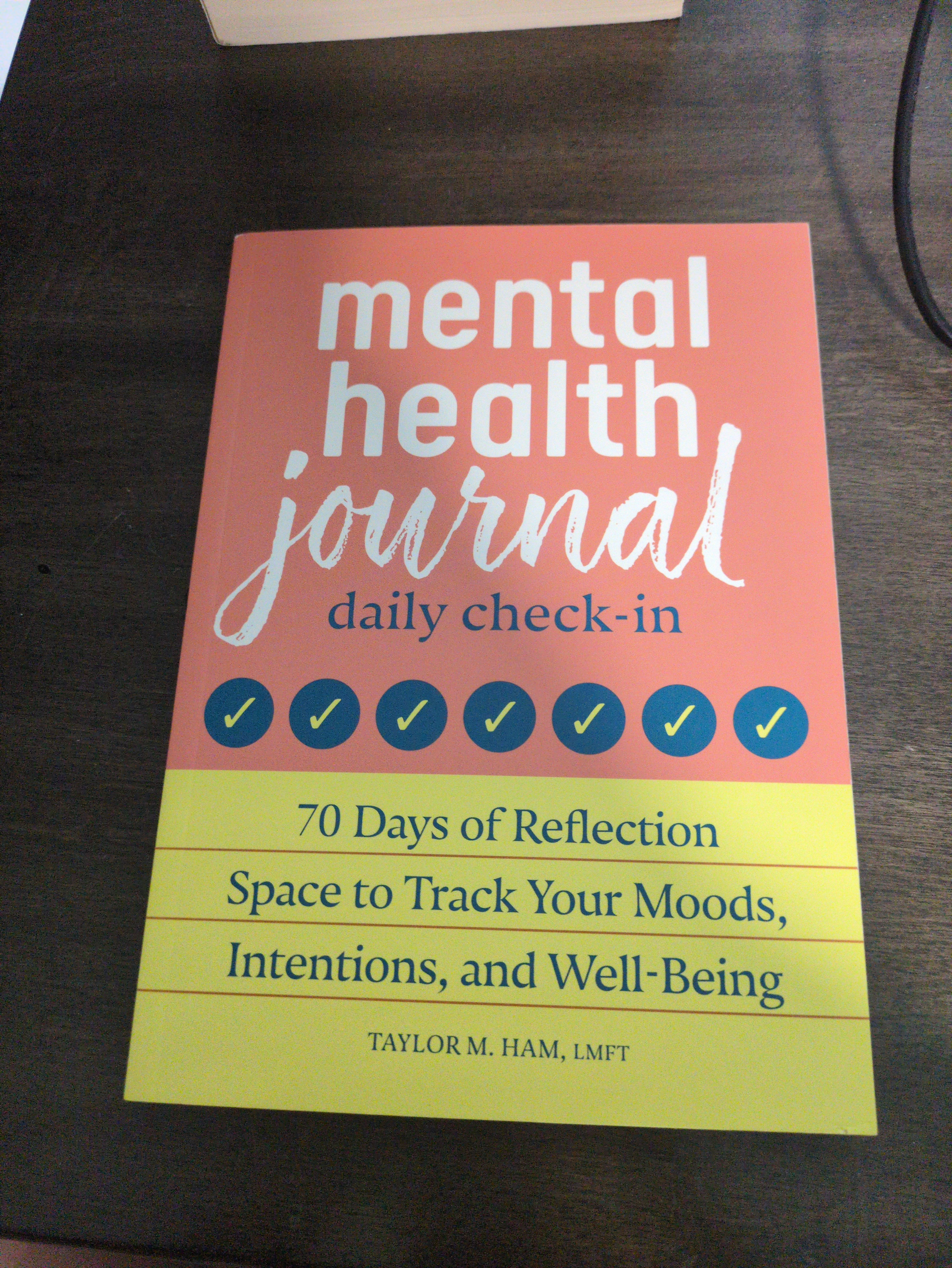 Cover of Mental Health Journal : Daily Check-In