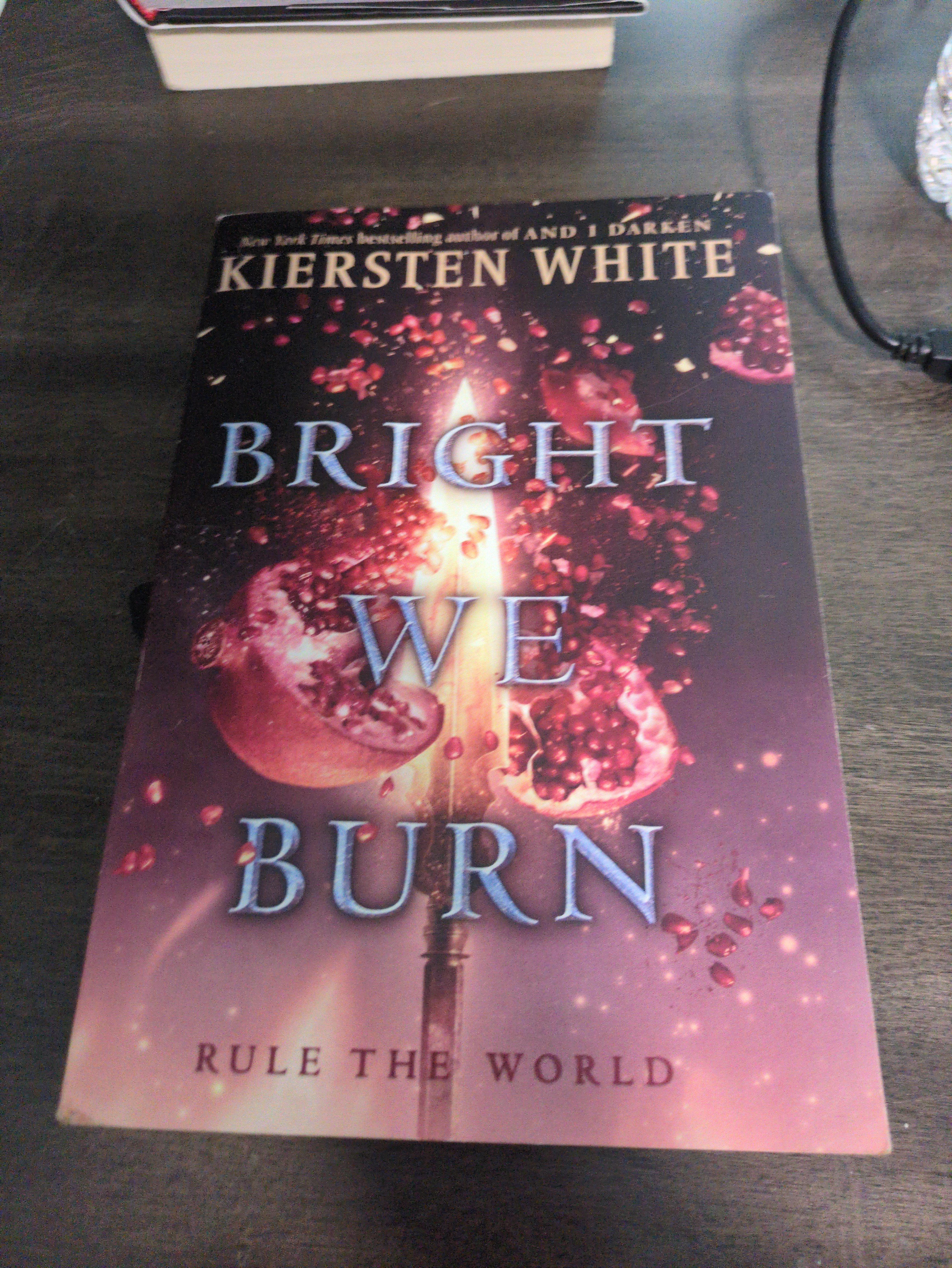 Cover of Bright We Burn (And I Darken)