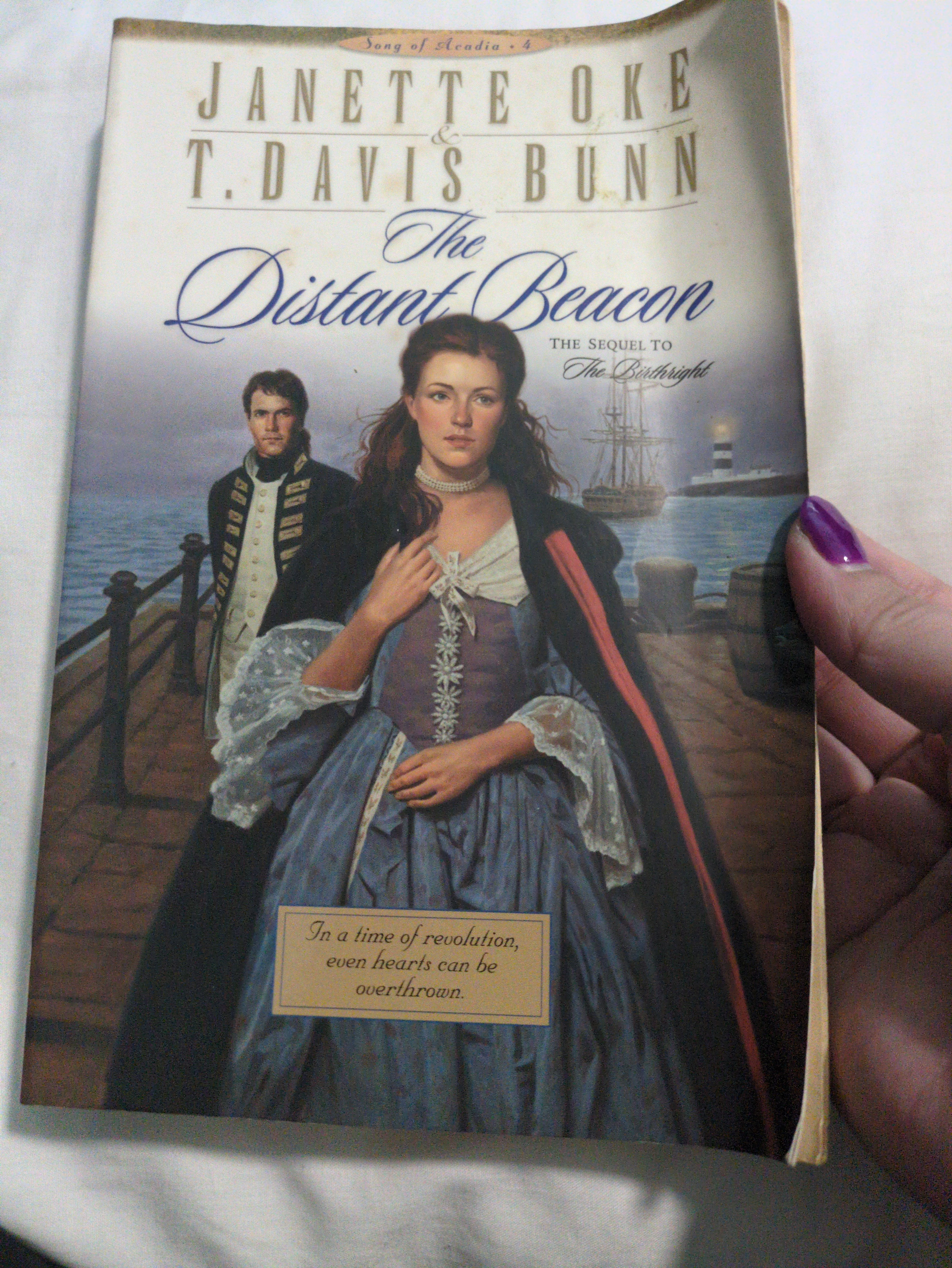 Cover of The Distant Beacon (Song of Acadia #4)